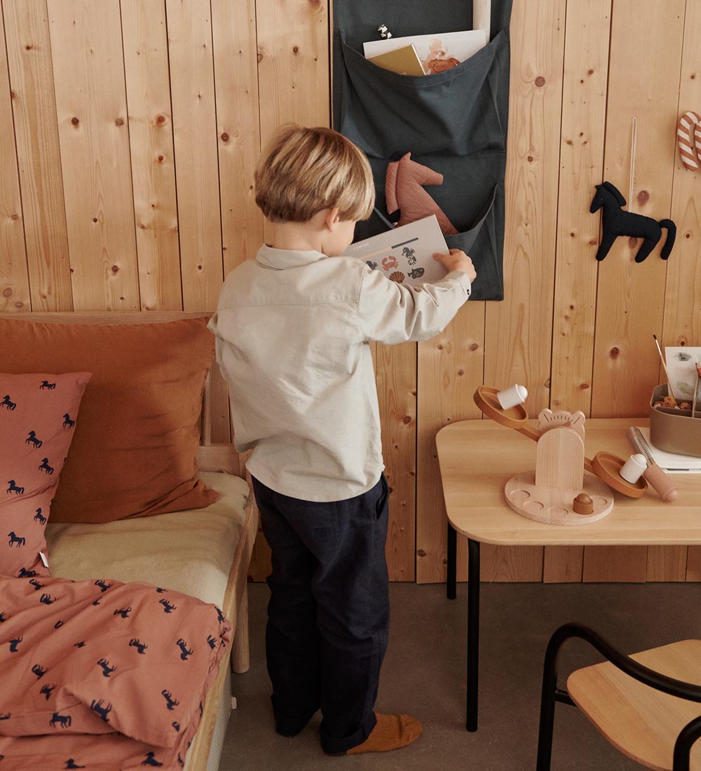 Liewood Bedding - Junior - Ingeborg - Horses/Dark Rosetta