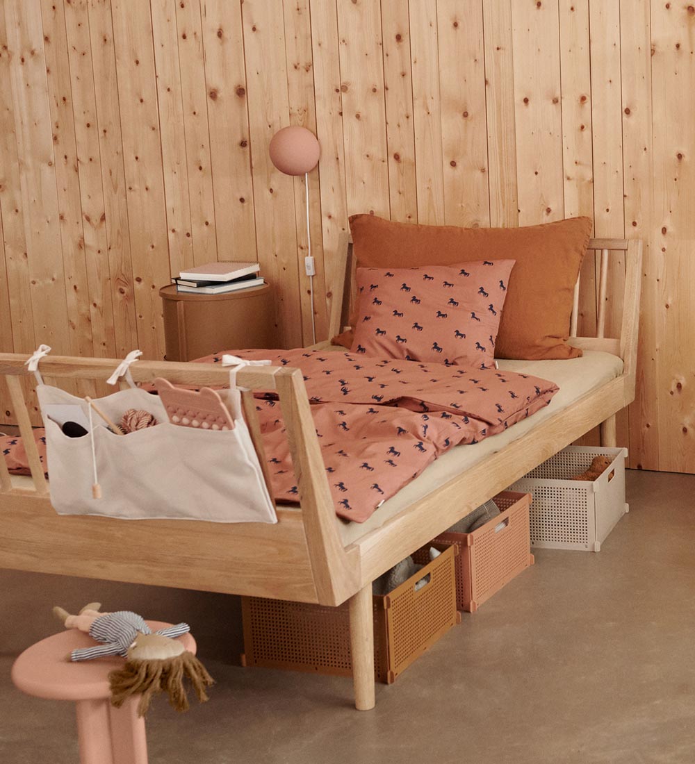 Liewood Bedding - Junior - Ingeborg - Horses/Dark Rosetta