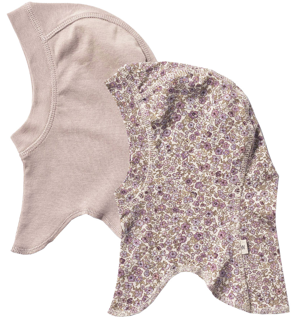 Wheat Balaclava - Amel - 2-Pack - Grey Rose Flowers