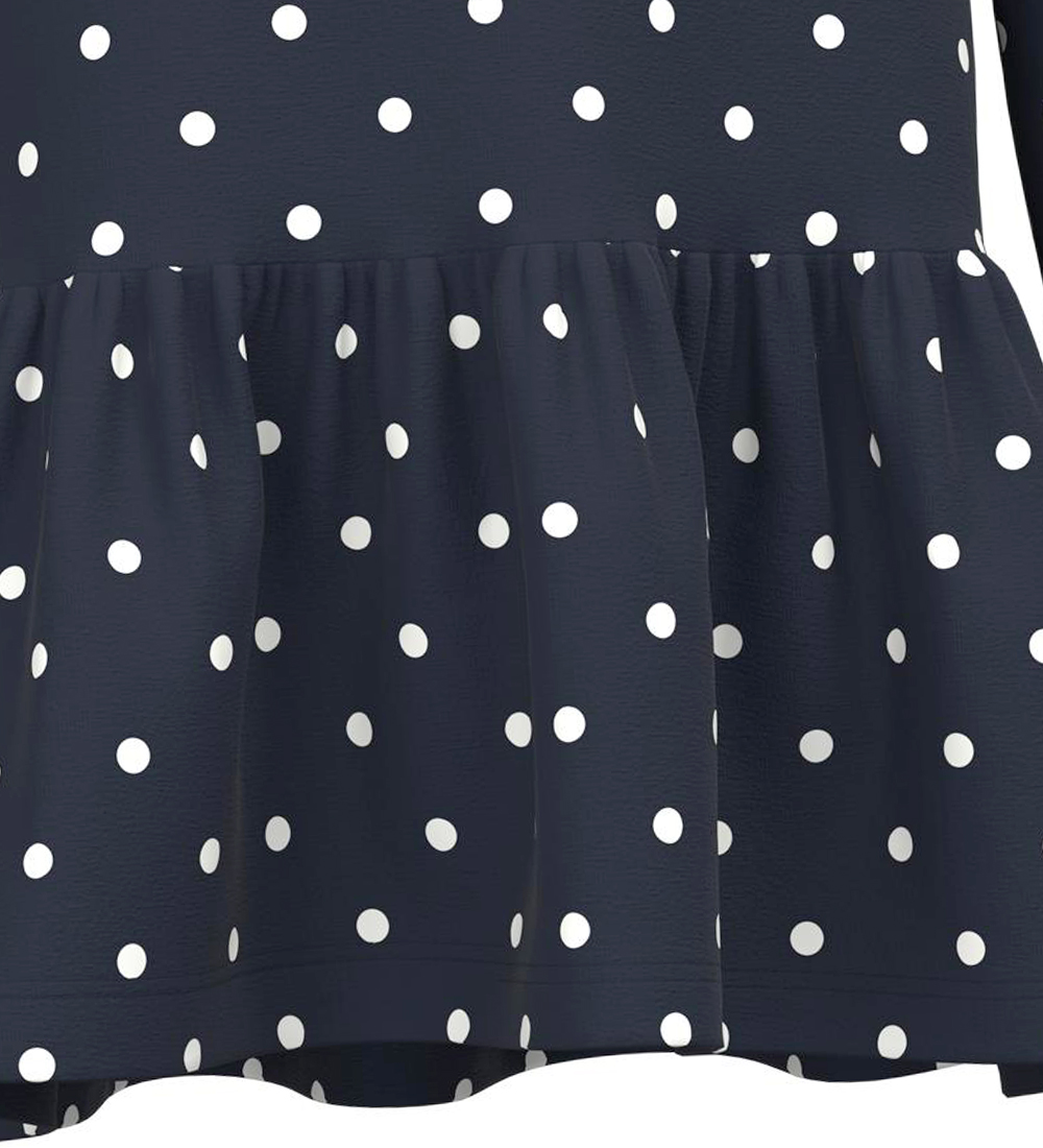 Name It Tunic - NmfVilmina - Dark Sapphire w. Dots