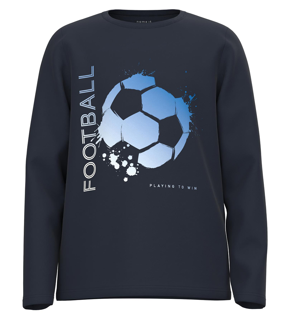 Name It Pyjama Set - Noos - NkmNightset Football - Dark Sapphire