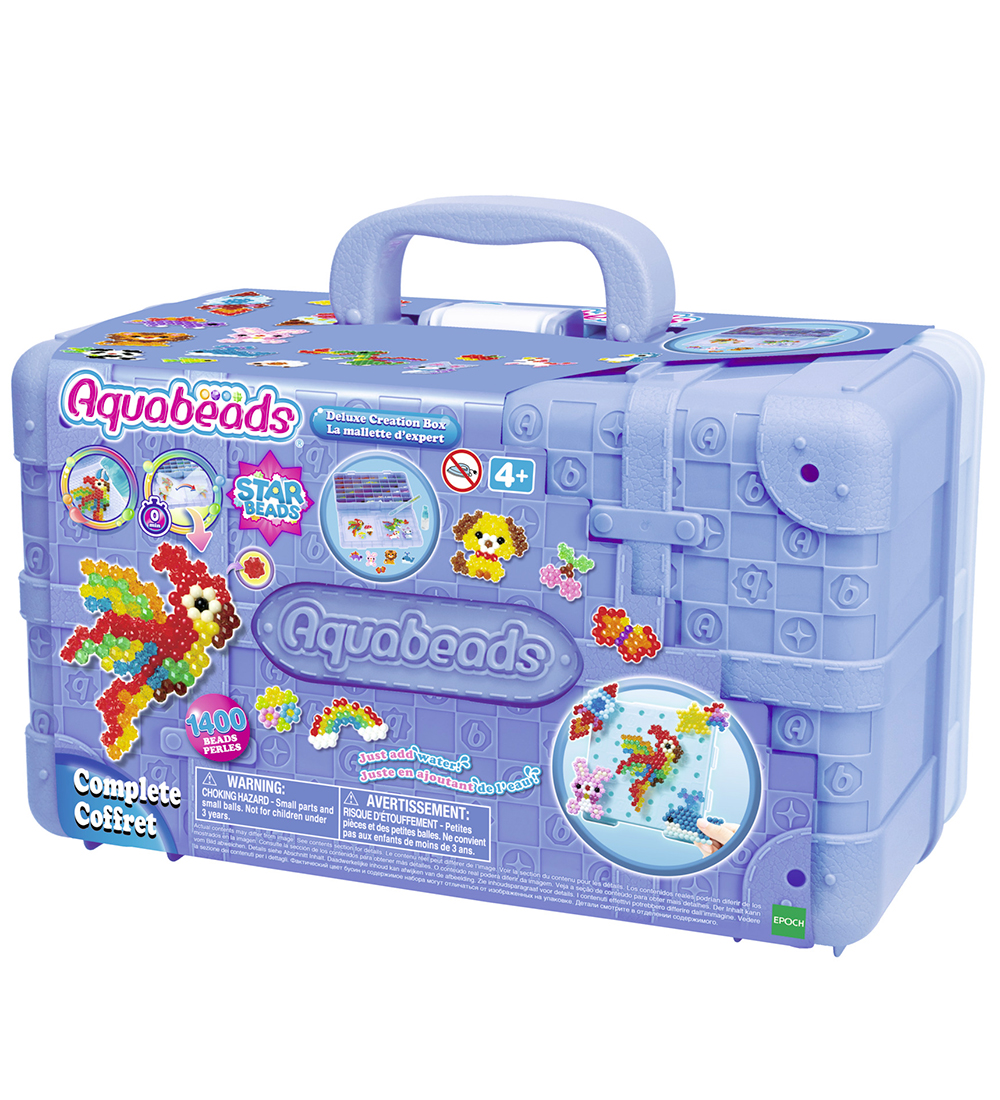 Aquabeads Bead Set - 1400+ pcs - Deluxe Creation Box