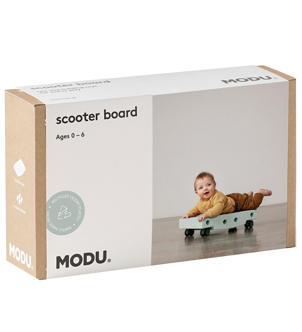 MODU Skateboard - 5 Parts - 50x30x12 cm - Ocean Mint/Forest Gree