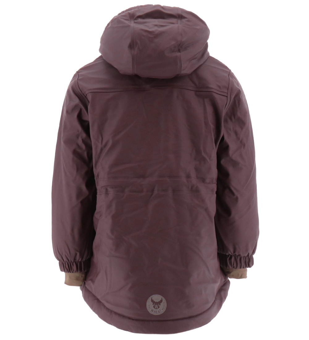 Wheat Winter Coat - PU - Lonny - Eggplant