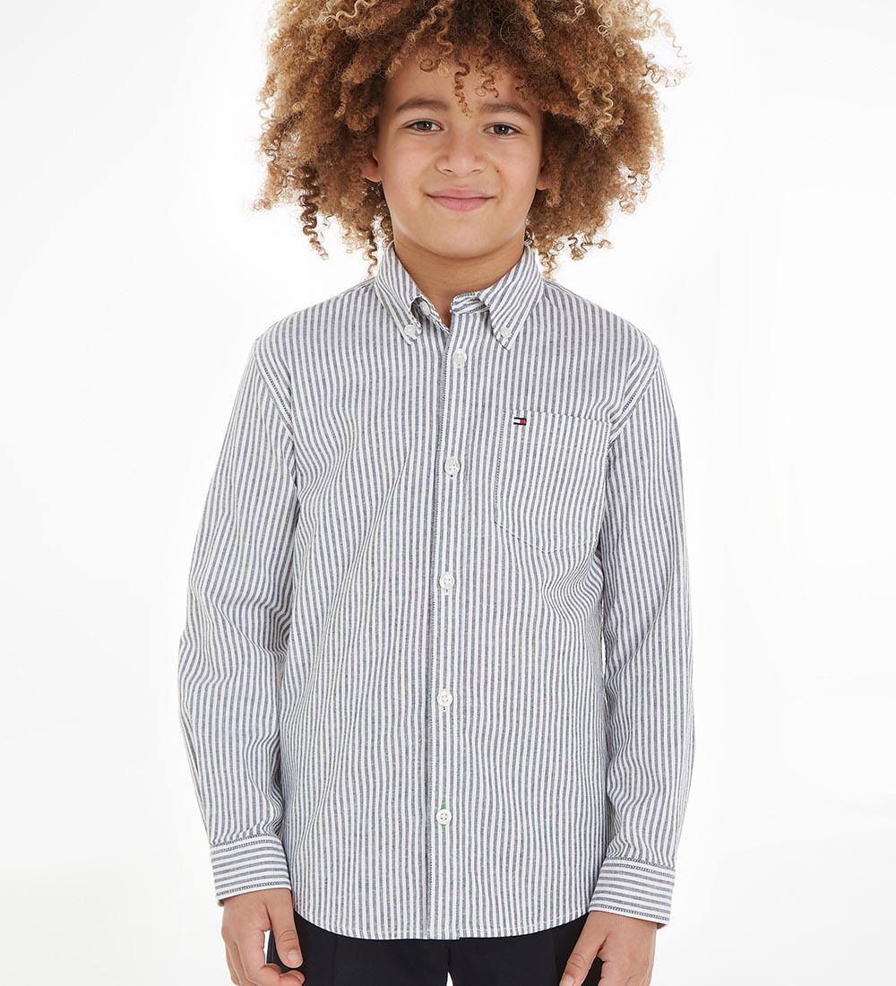 Tommy Hilfiger Shirt - Essential Ithaca - Desert Sky