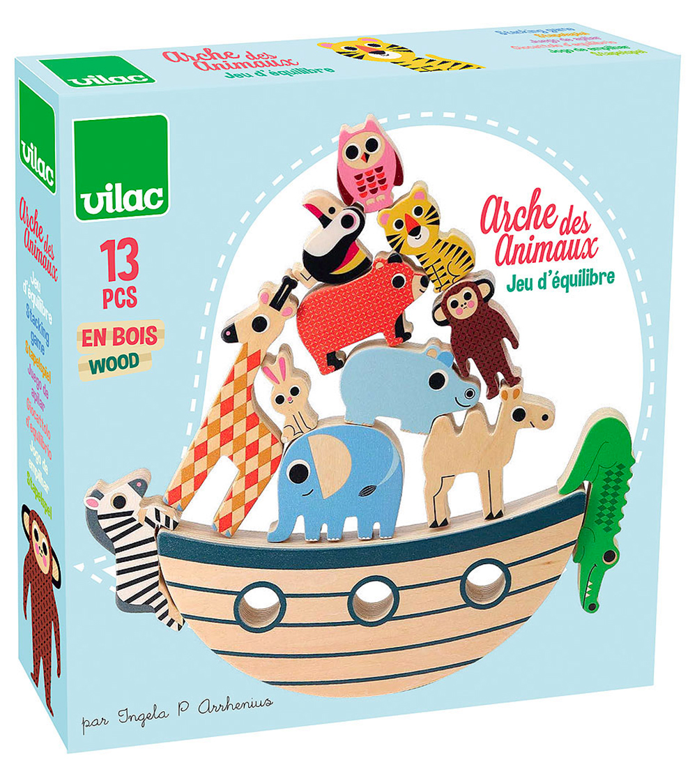 Vilac Stack animals - Wood - 12 Parts - Sheet