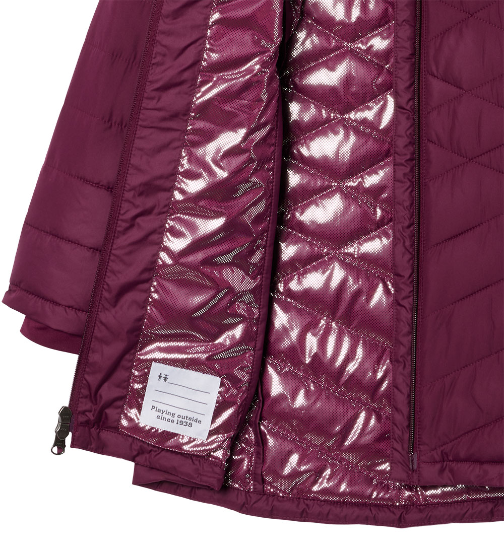Columbia Paddet Jacket - Heavenly Long - Bordeaux
