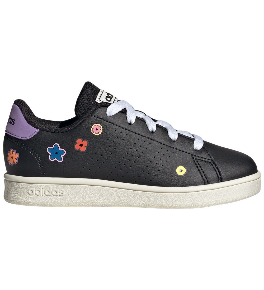 adidas Performance Shoe - Advantage K - Black w. Flowers