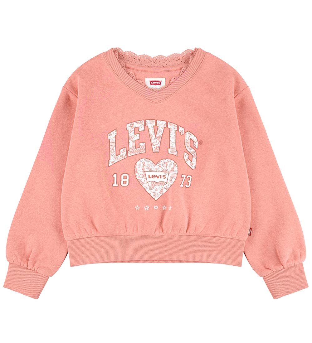Levis Kids Sweatshirt - Meet & Greet - Terra Cotta w. Print