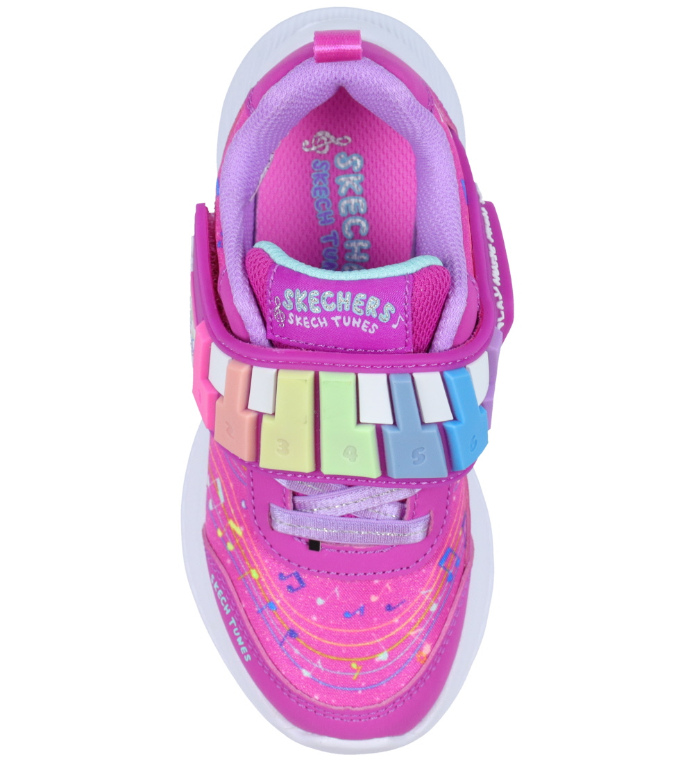 Skechers Shoe w. Sound - Jumpsters 2.0 - Hot Pink/Multi