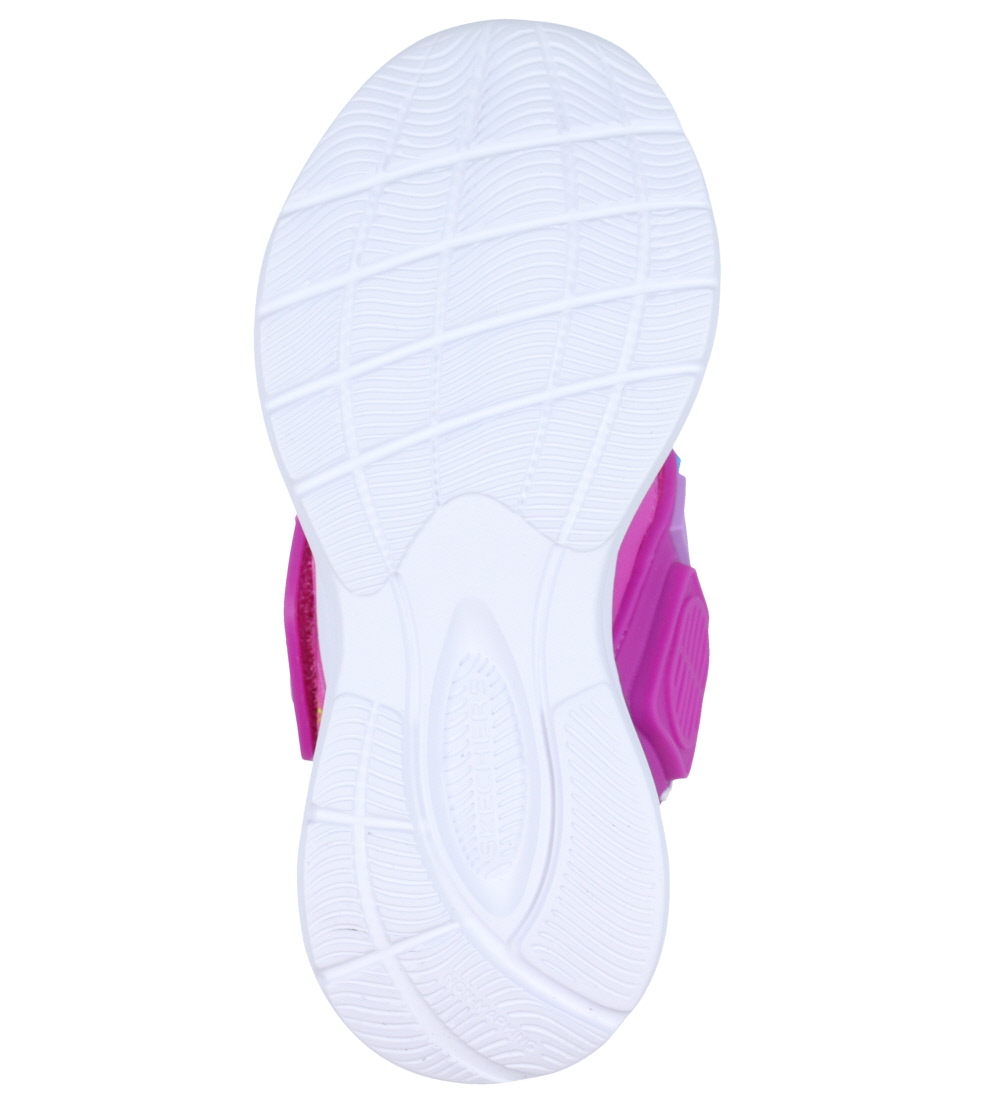 Skechers Shoe w. Sound - Jumpsters 2.0 - Hot Pink/Multi