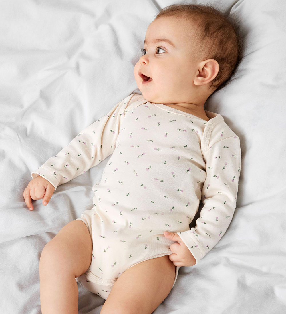 Name It Bodysuit l/s - NbfBody - 2-Pack - Buttercream