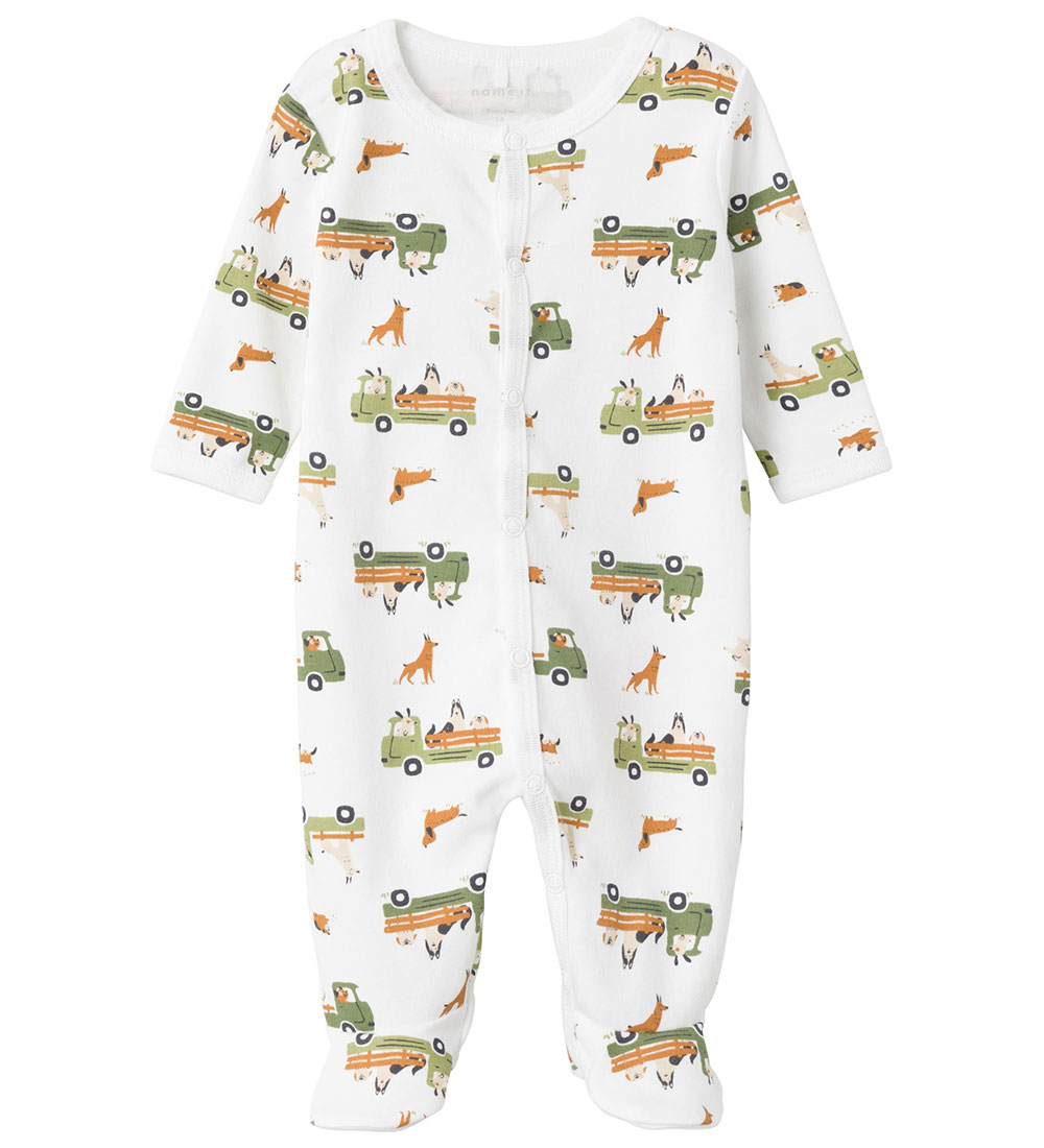 Name It Nightsuit - Noos - NbmNightsuit - Bright White