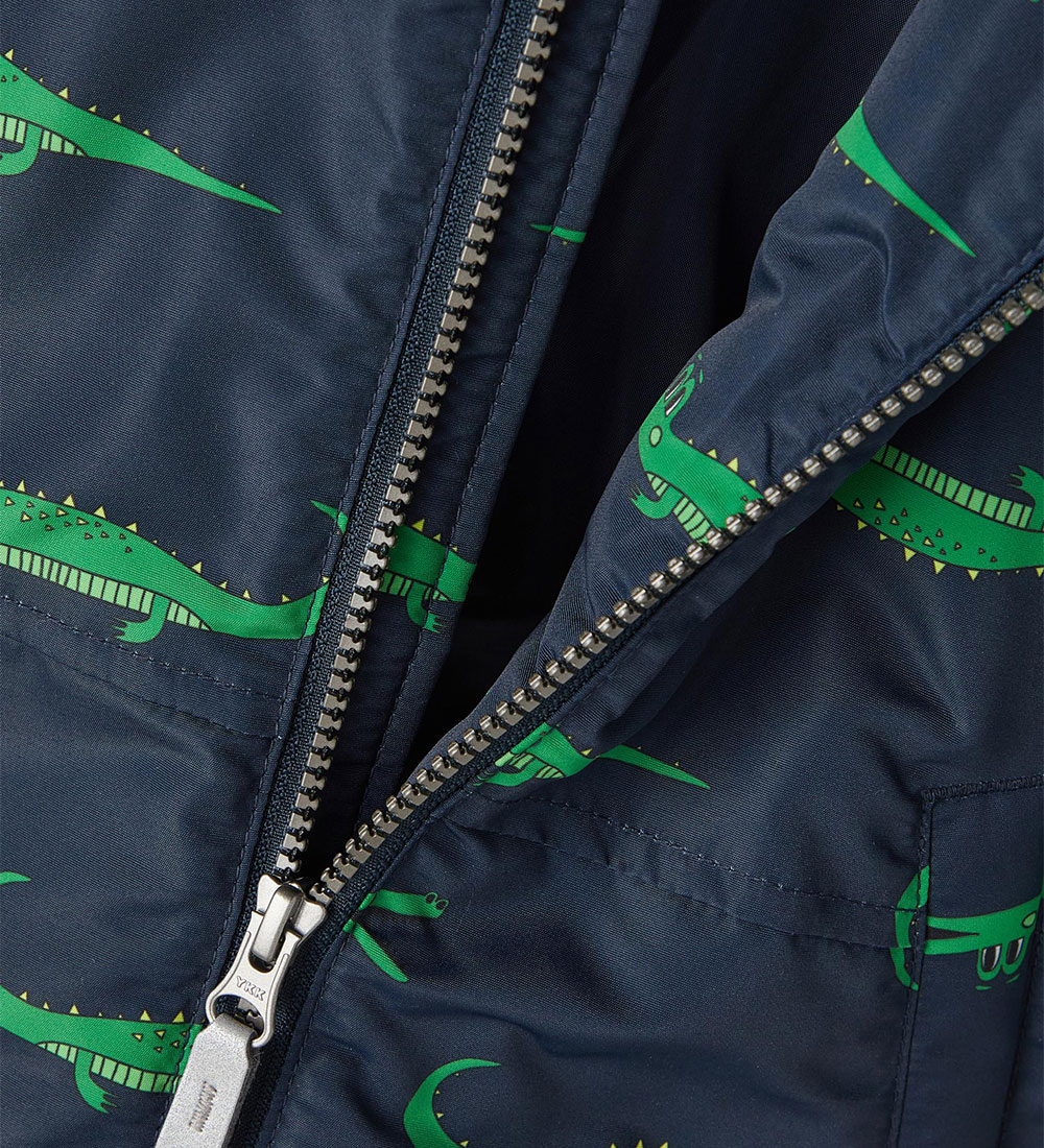 Name It Padded Jacket - Noos - NmmMax - Dark Sapphire w. Print