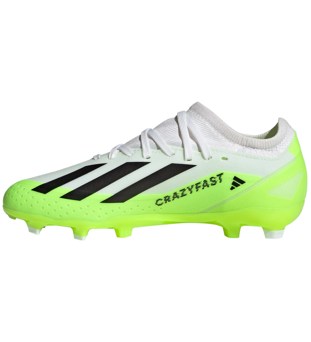 adidas Performance Football Boots - Crazyfast.3 FG J - White/Neo