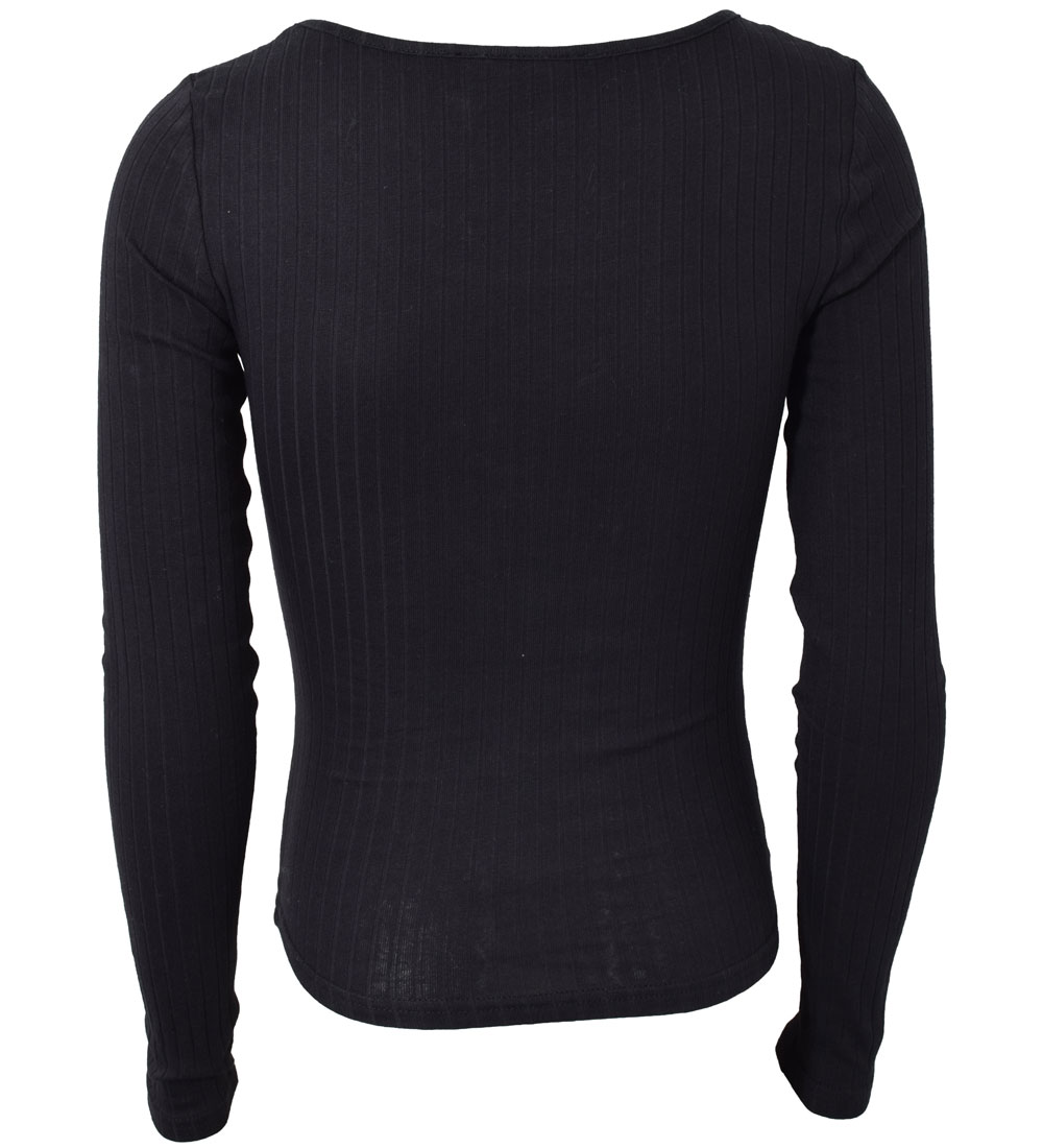 Hound Blouse - Rib - Black