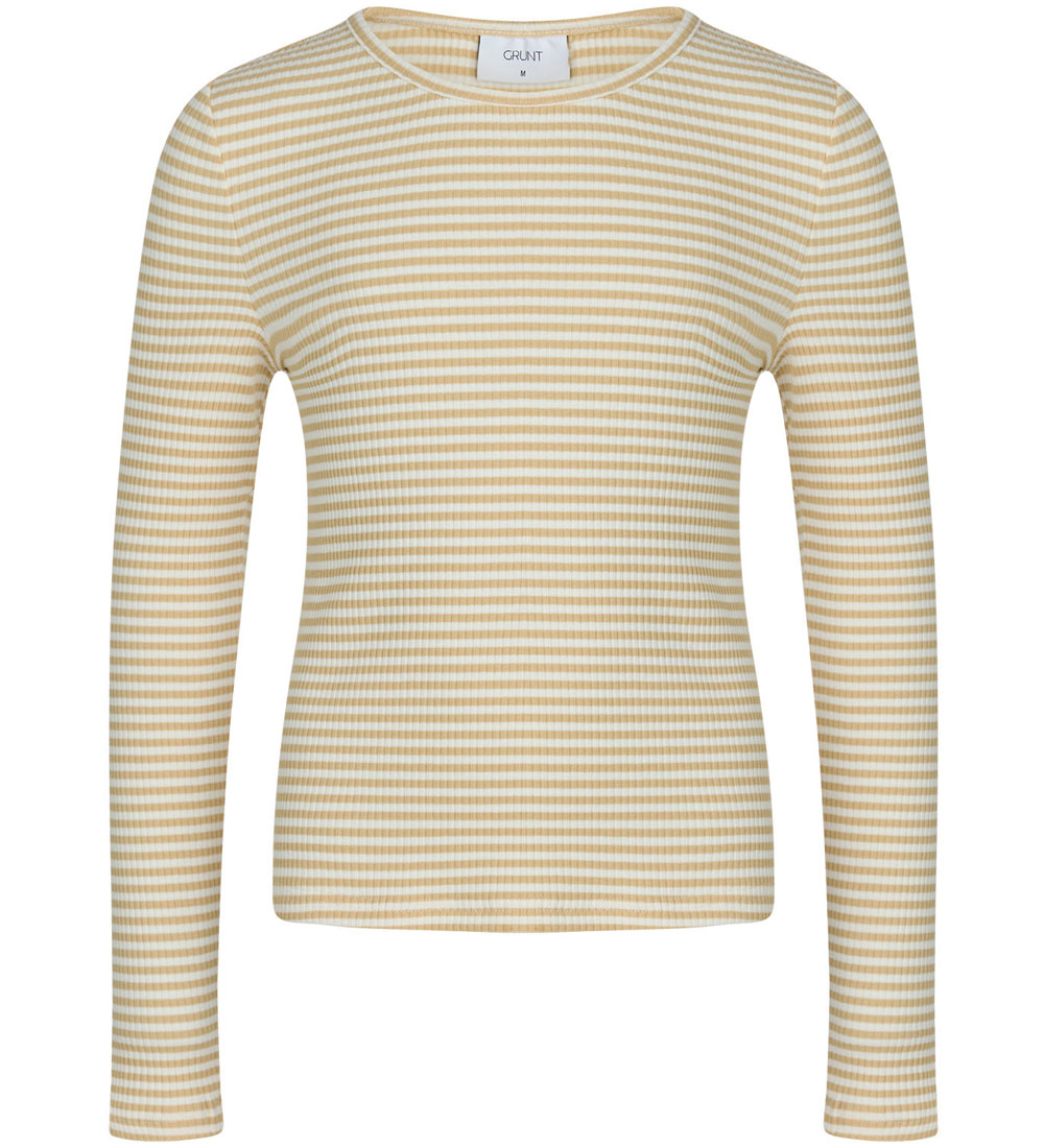Grunt Blouse - Rib - Gordo - Egg Shell/White Striped