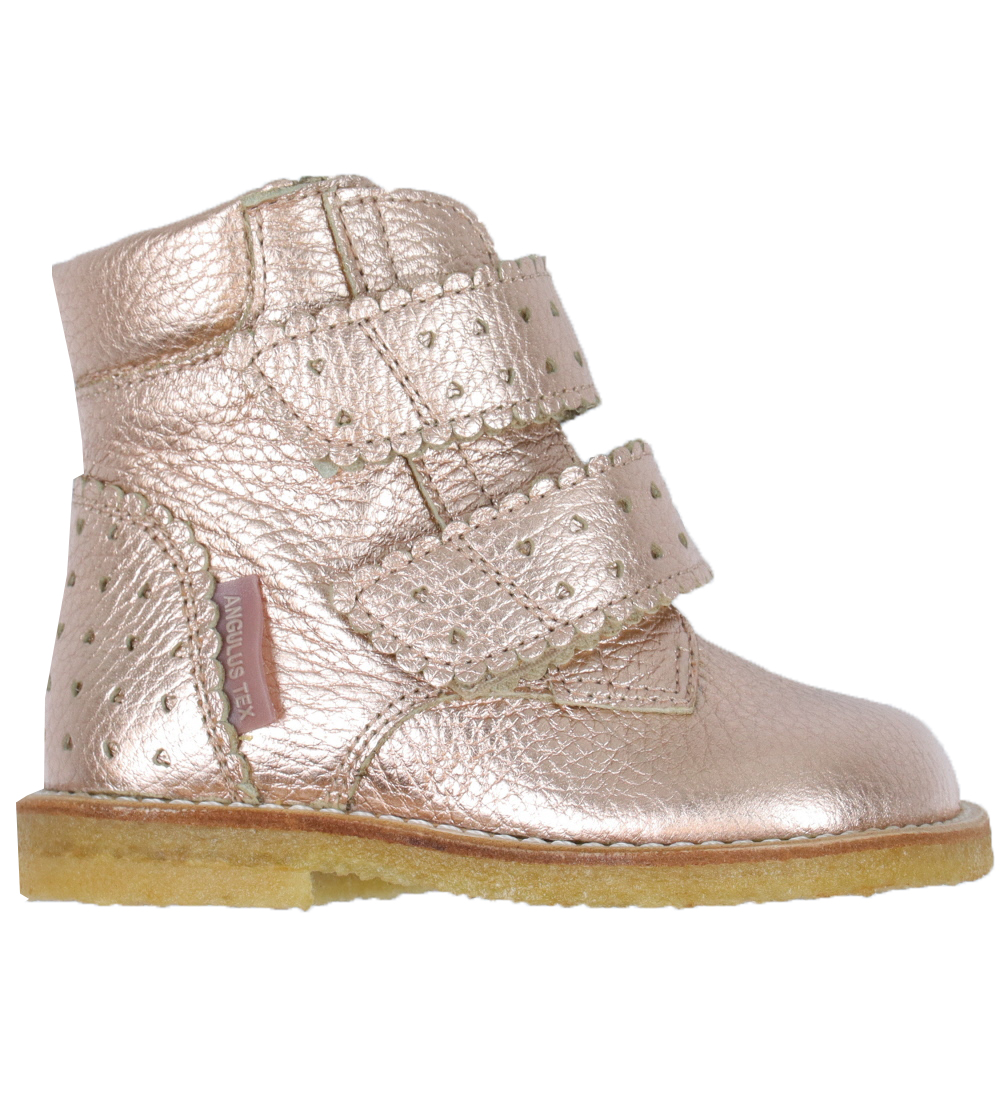 Angulus Winter Boots - Tex - Light Copper w. Lining/Velcro