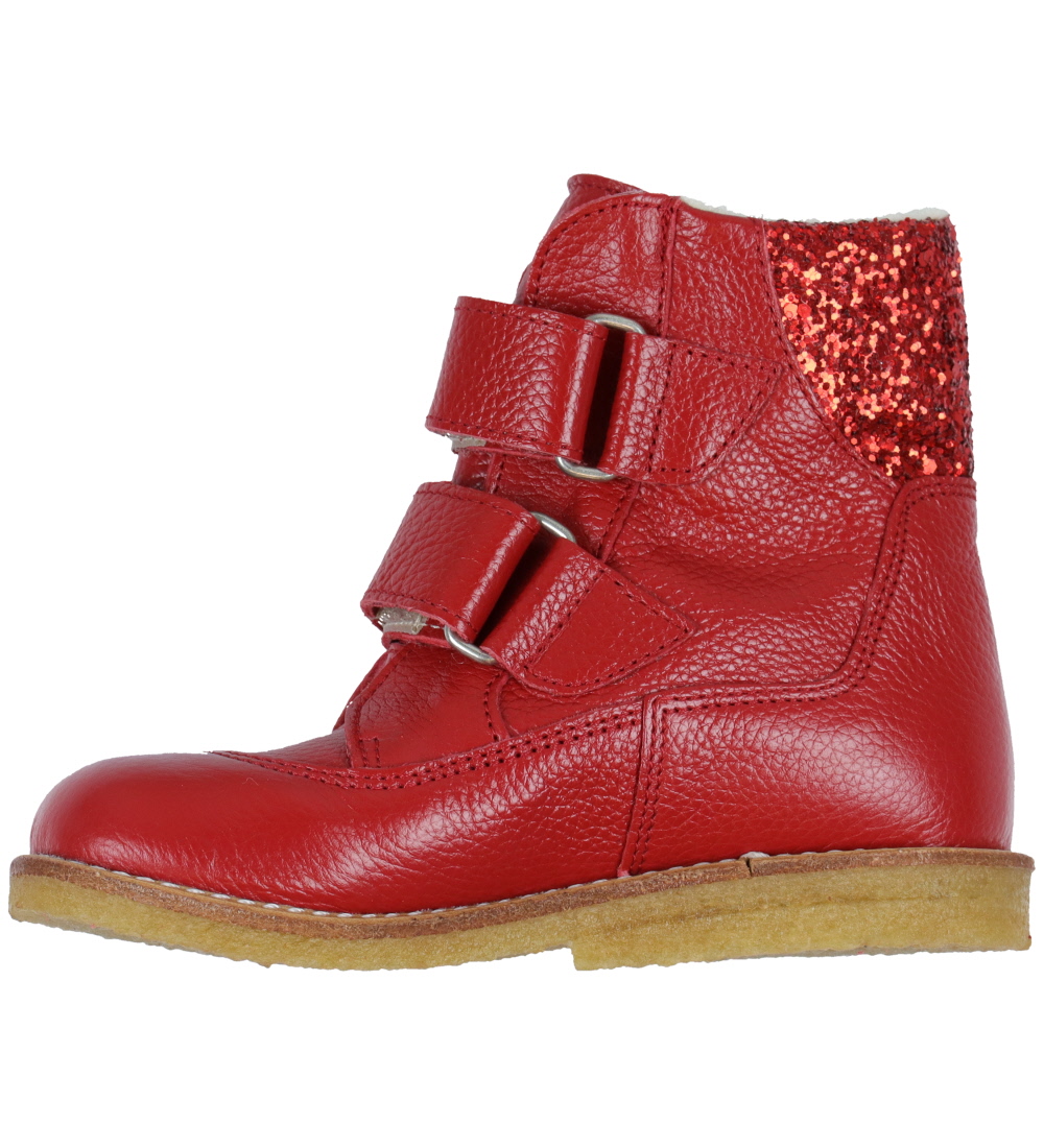 Angulus Winter Boots - Tex - Red w. Lining/Velcro