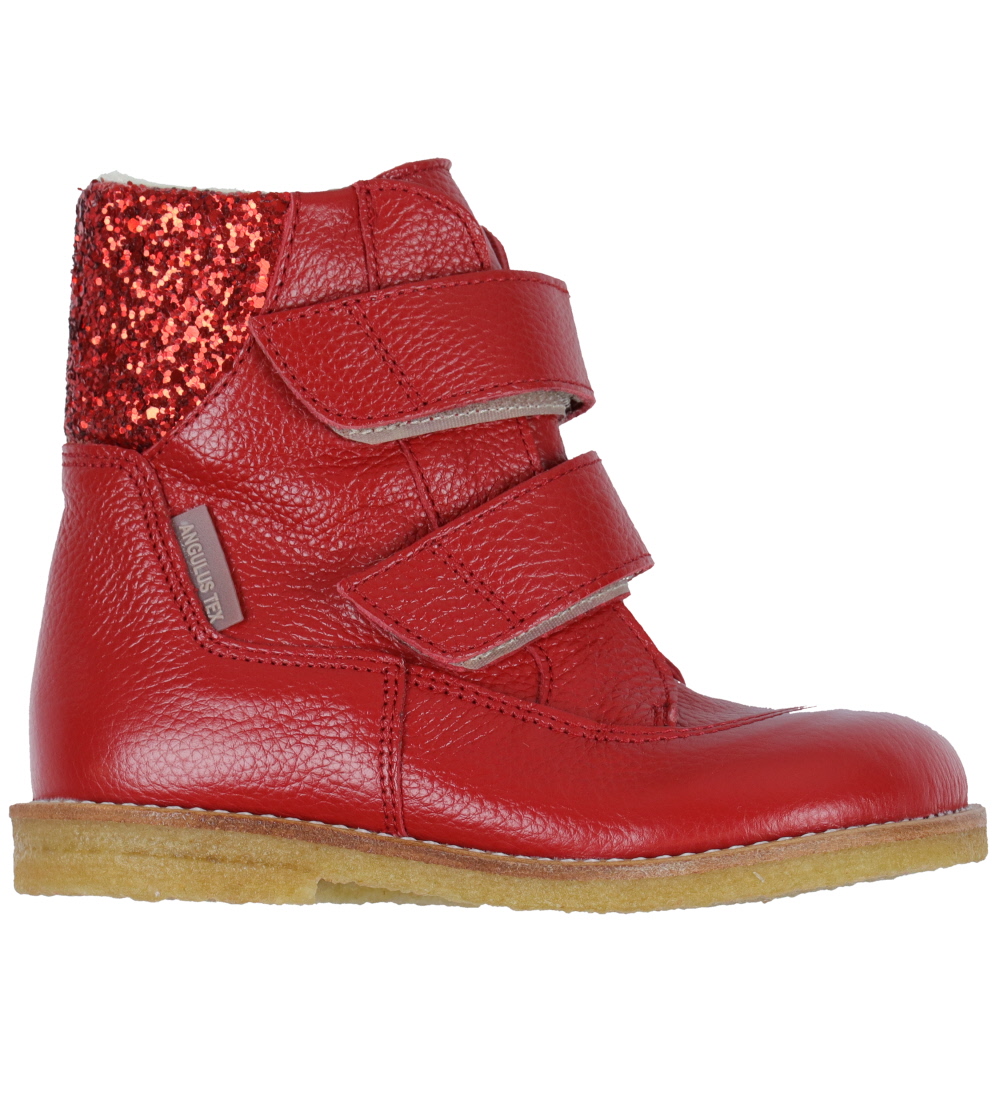 Angulus Winter Boots - Tex - Red w. Lining/Velcro