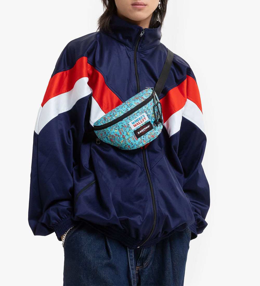 Eastpak Bum Bag - Springer - 2 L - Wally Pattern Blue