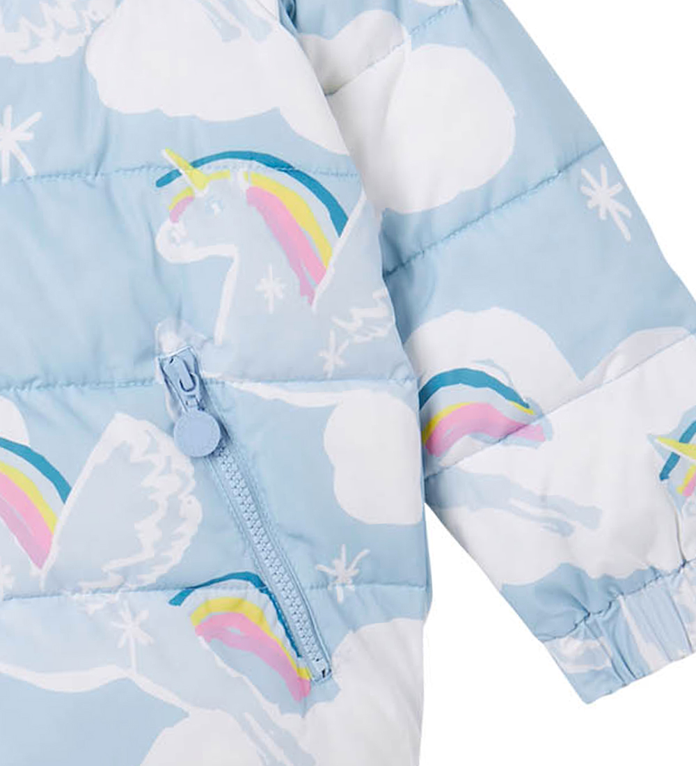 Stella McCartney Kids Padded Jacket - Lyselå w. Unicorns