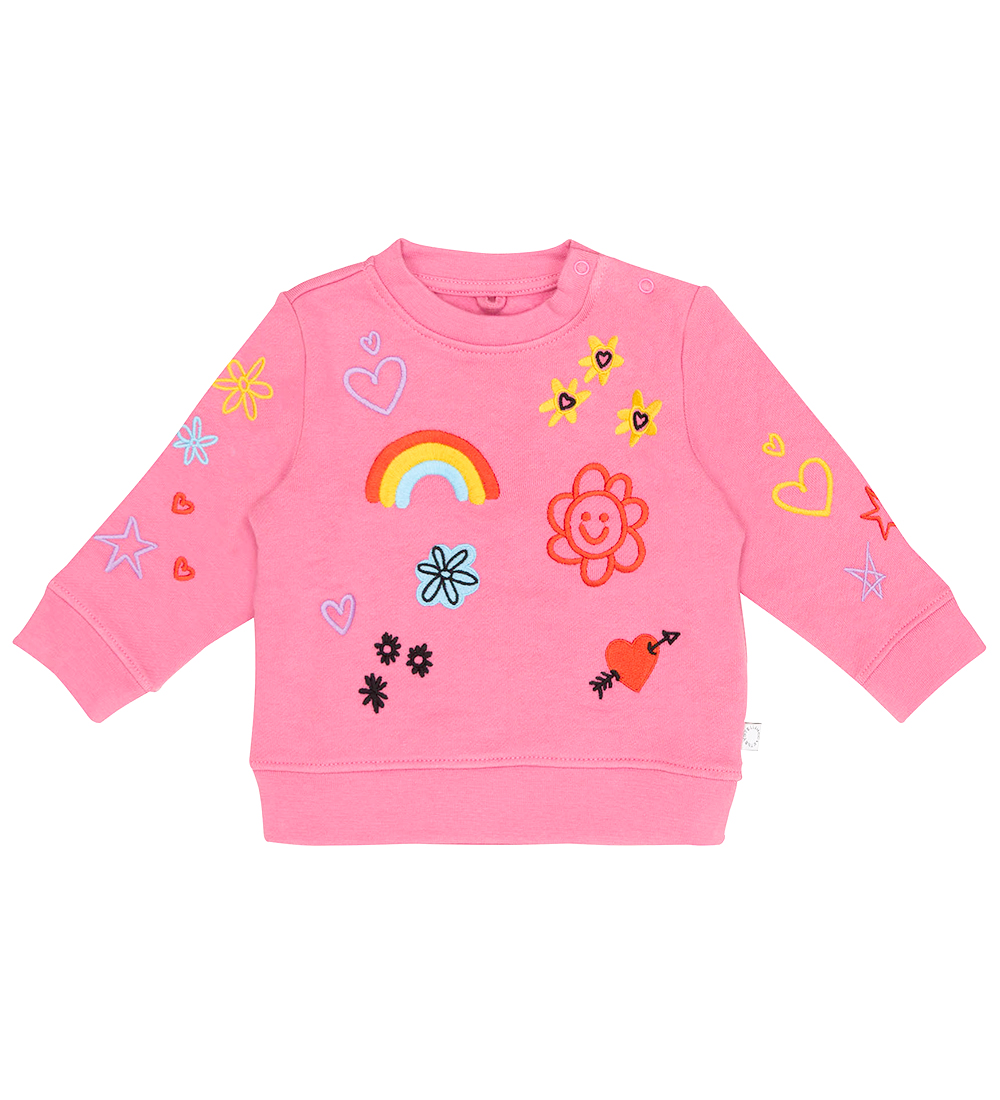 Stella McCartney Kids Sweatshirt - Pink w. Embroidery