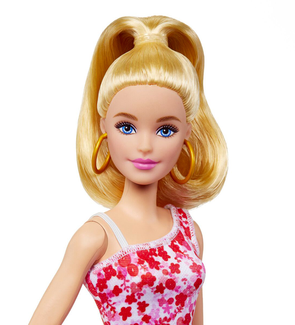 Barbie Doll - Barbie Fashionista Doll - Pink Floral Dress