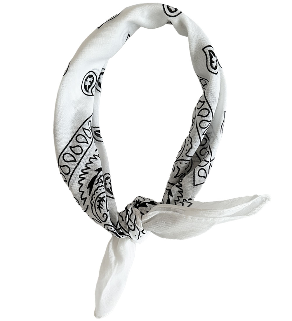 By Stær Scarf - Fie - 53x53 cm - White