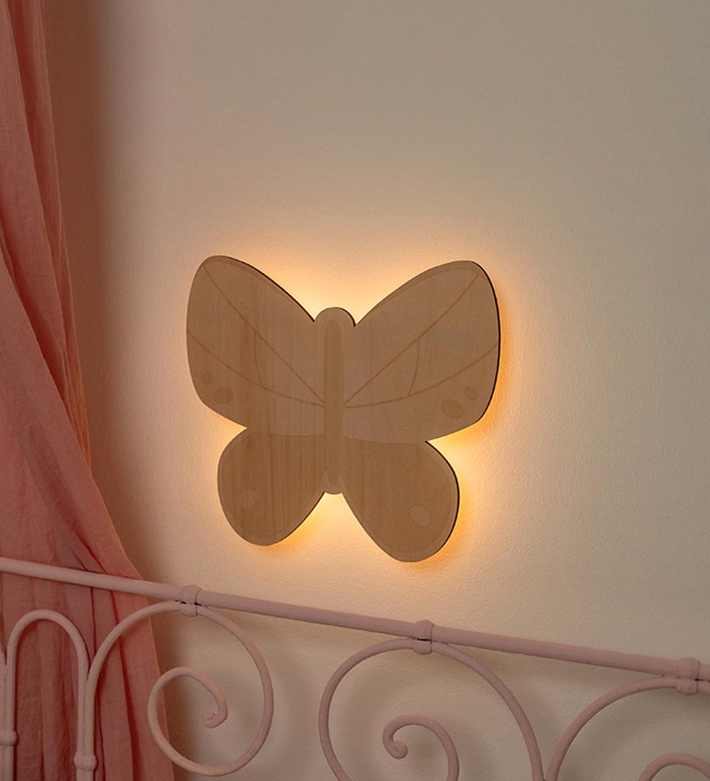 Little Dutch Wall Lamp - Wood - Butterfly