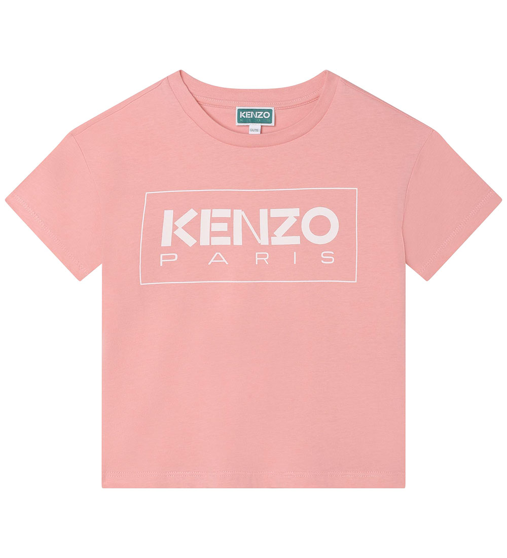Kenzo T-shirt - Powder Rose w. White