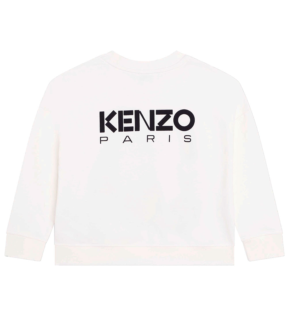 Kenzo Sweatshirt - Ivory/Rood m. Bloem