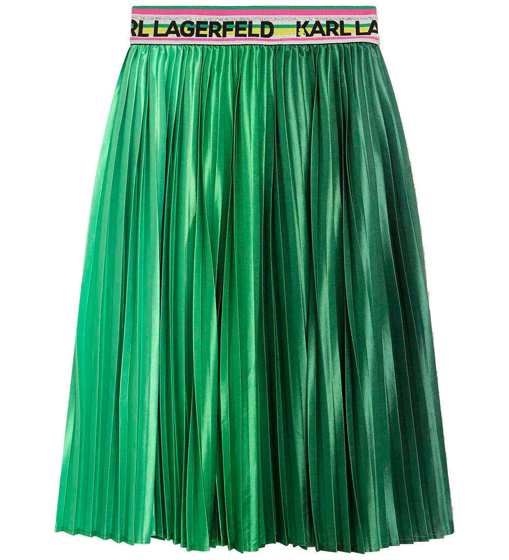 Karl Lagerfeld Skirt - Pleated - Pine Tree