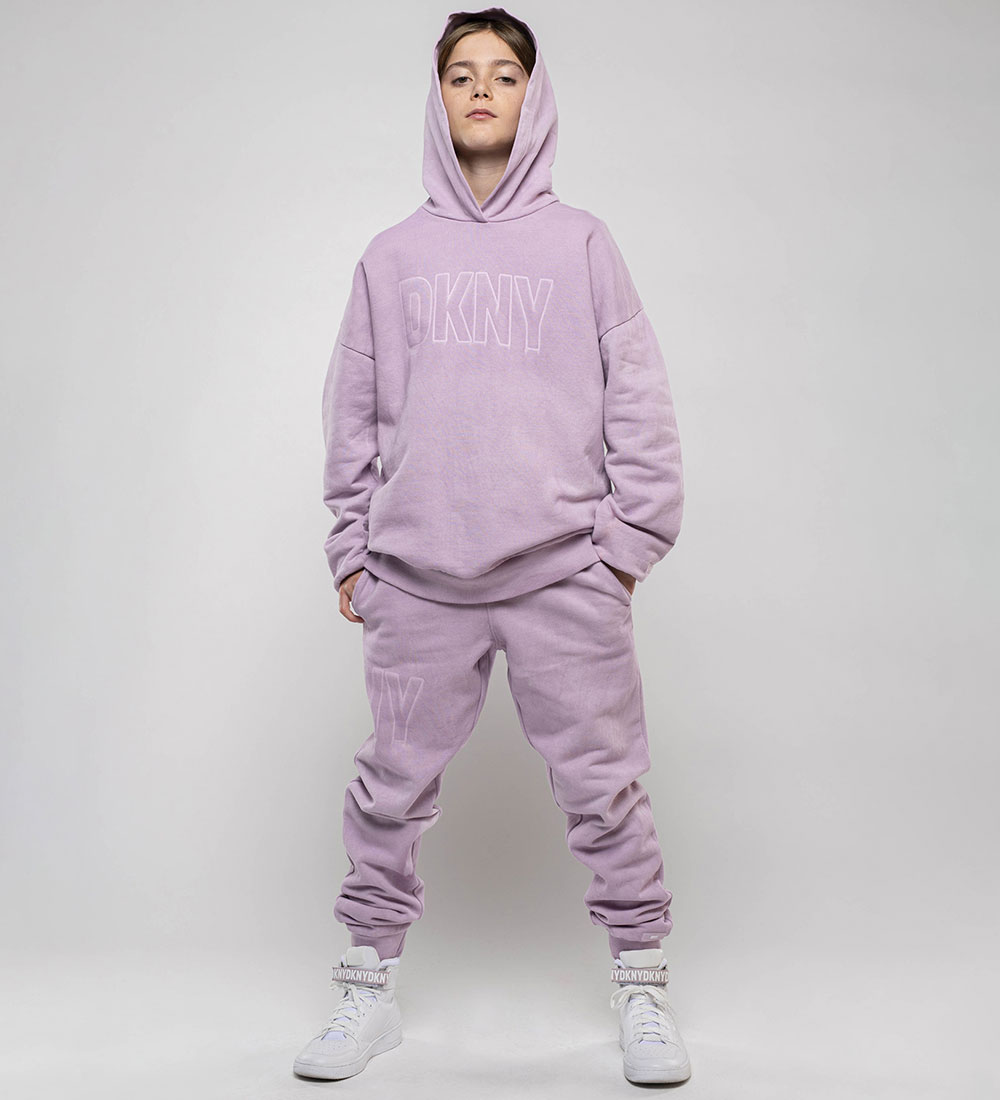 DKNY Kapuzenpullover - Lila m. Print