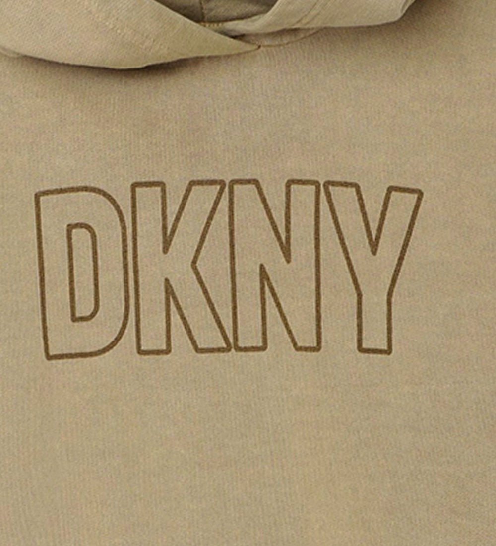 DKNY Kapuzenpullover - Stone m. Print
