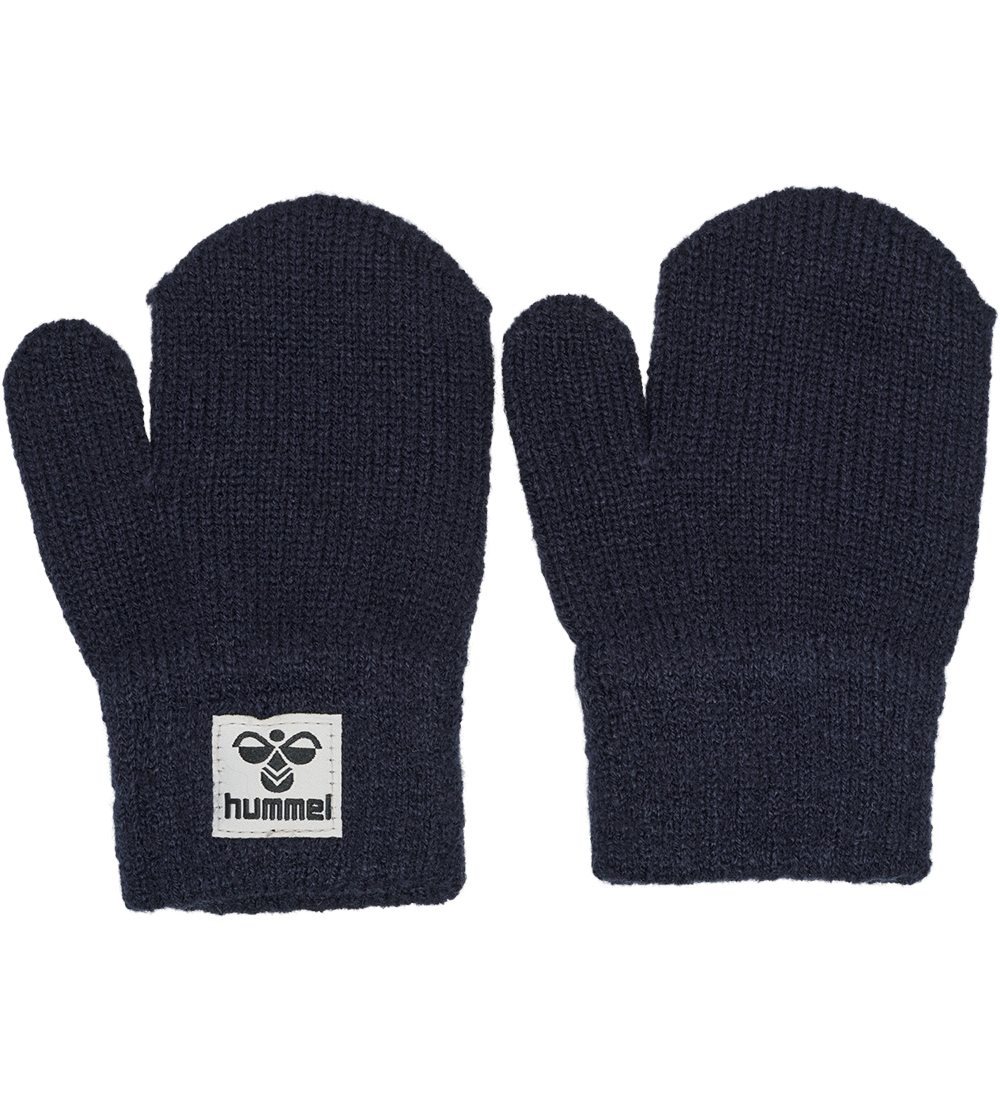 Hummel Mittens - Knitted - hmlDuo - Black Iris