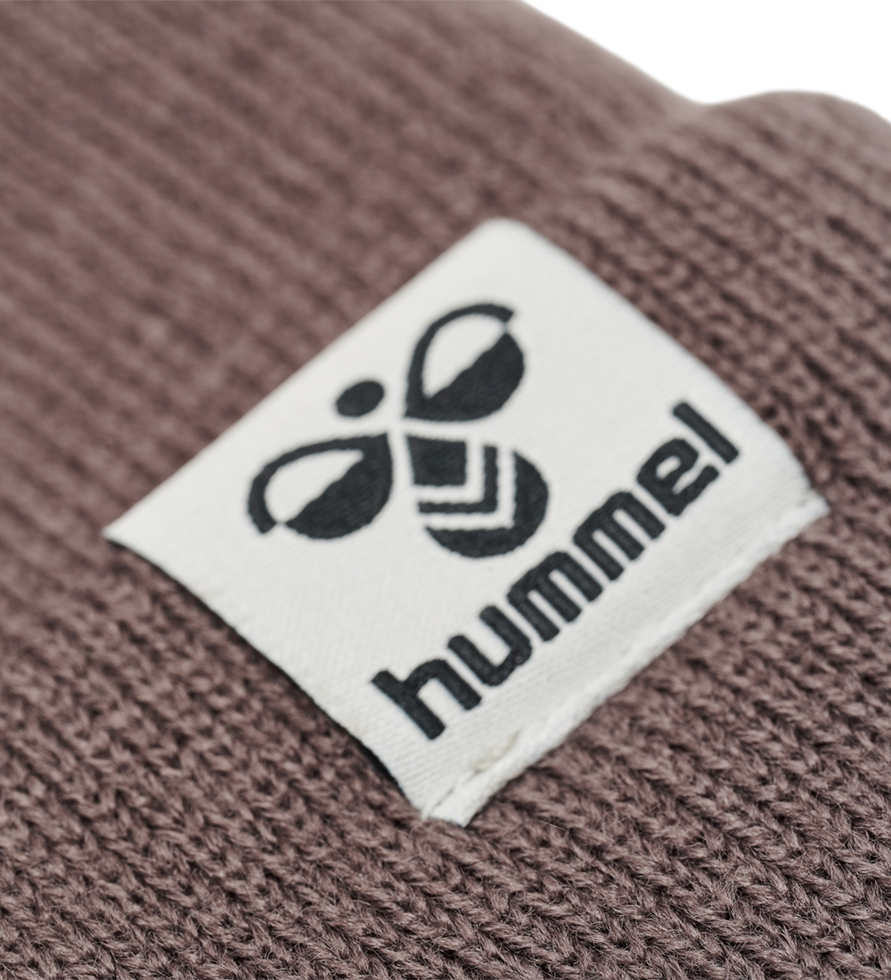 Hummel Beanie - Knitted - hmlPark - Sparrow