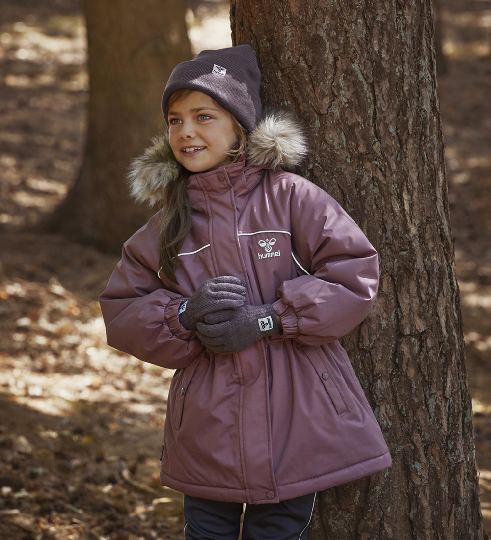 Hummel Beanie - Knitted - hmlPark - Sparrow