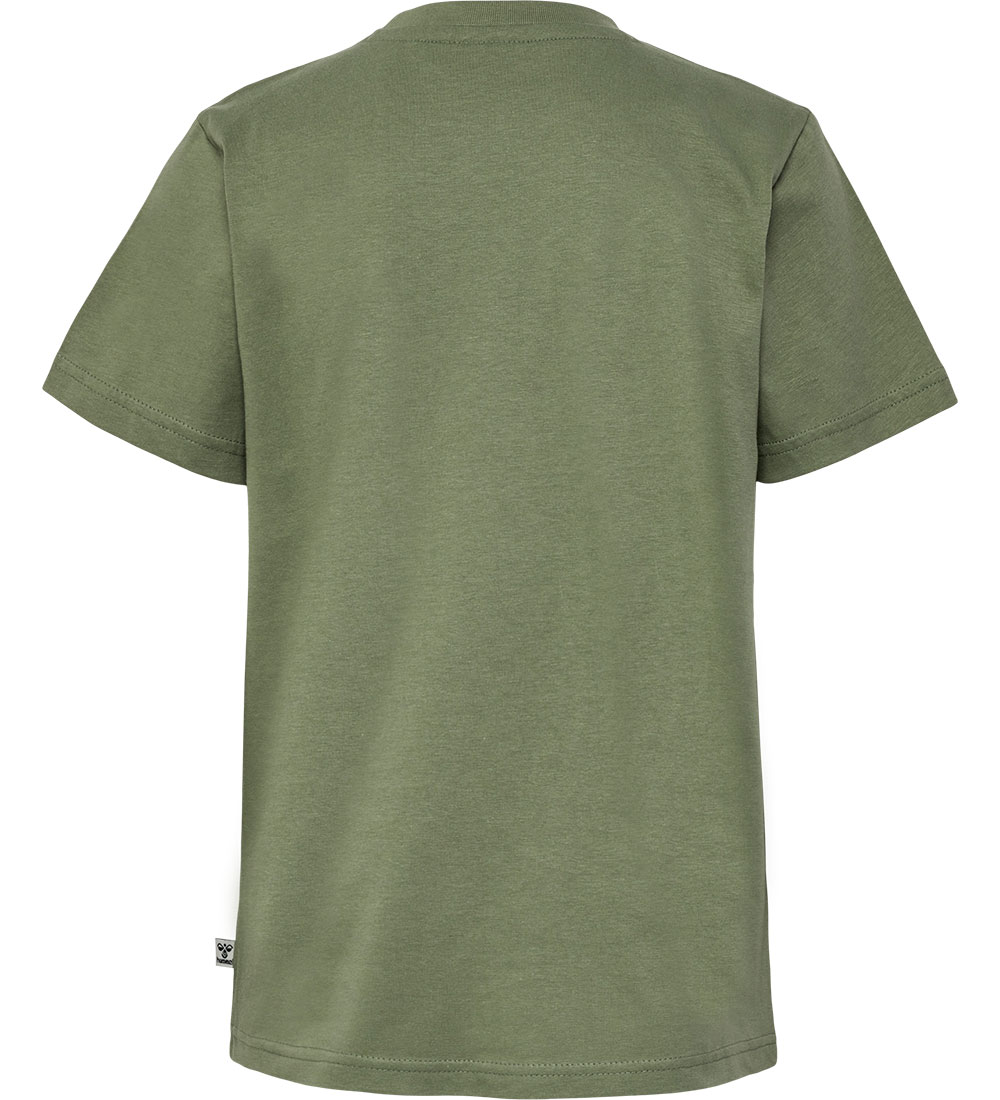 Hummel T-shirt - hmlTres - Oil Green
