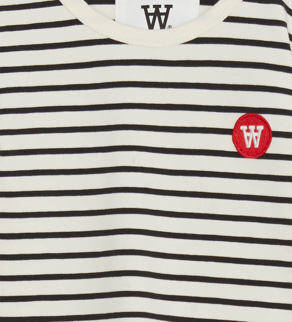 Wood Wood Blouse - Kim - Off White/Black Striped