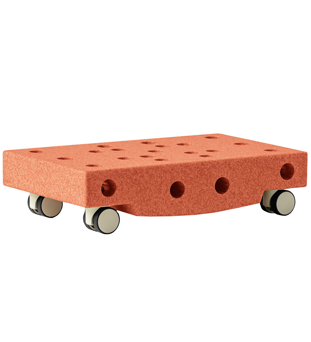 MODU Skateboard - 5 Parts - 50x30x12 cm - Burnt Orange/Dusty Gre