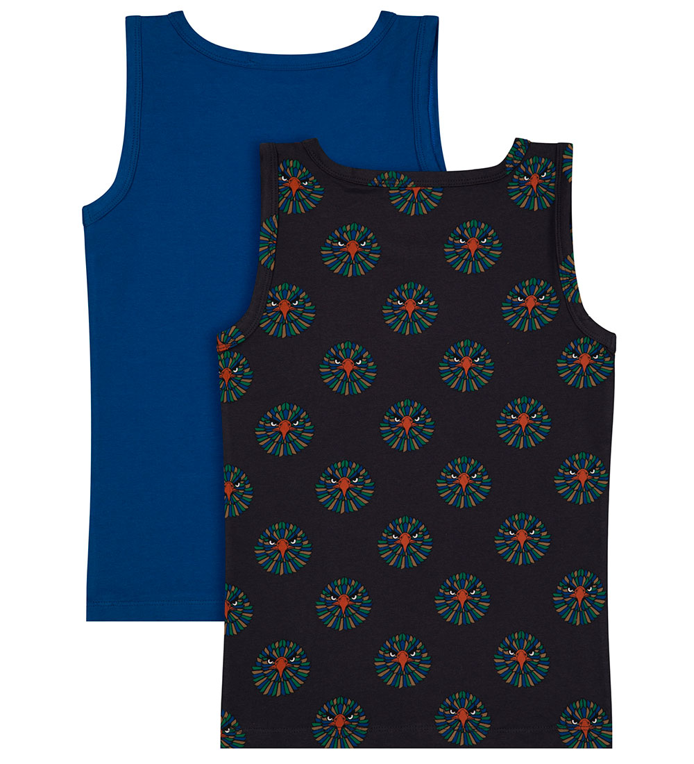 The New Undershirt - 2-Pack - Monaco Blue/Phantom w. Hawk