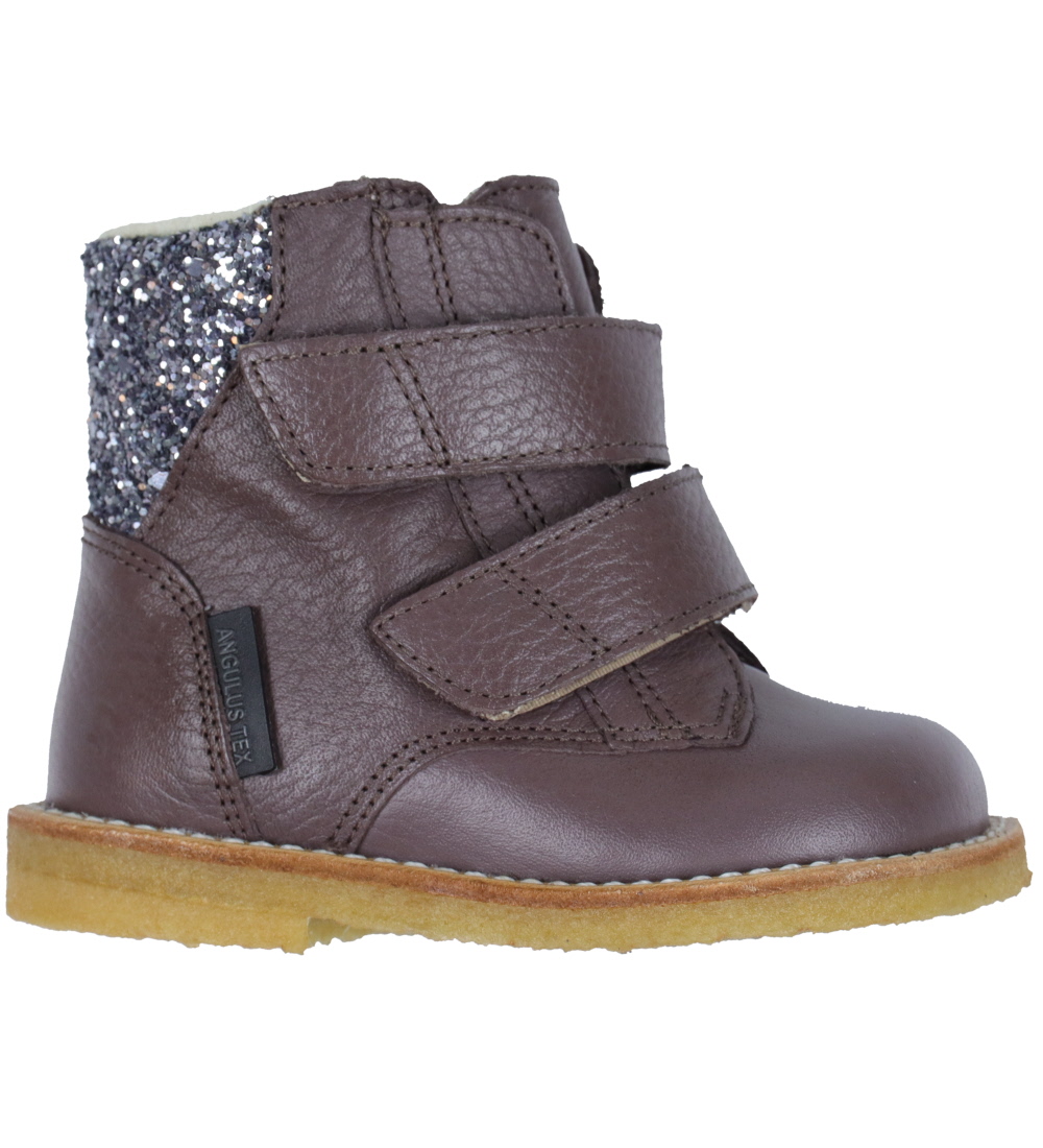 Angulus Prewalker Boots - Tex - Dusty Lavender/Glitter