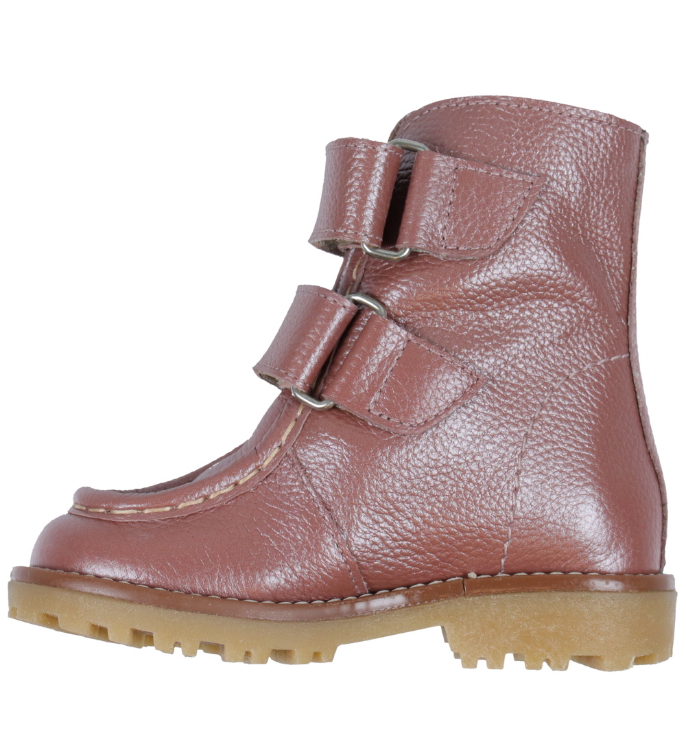 Angulus Boots - Mid-Cut - Rose Shine w. Lining/Velcro