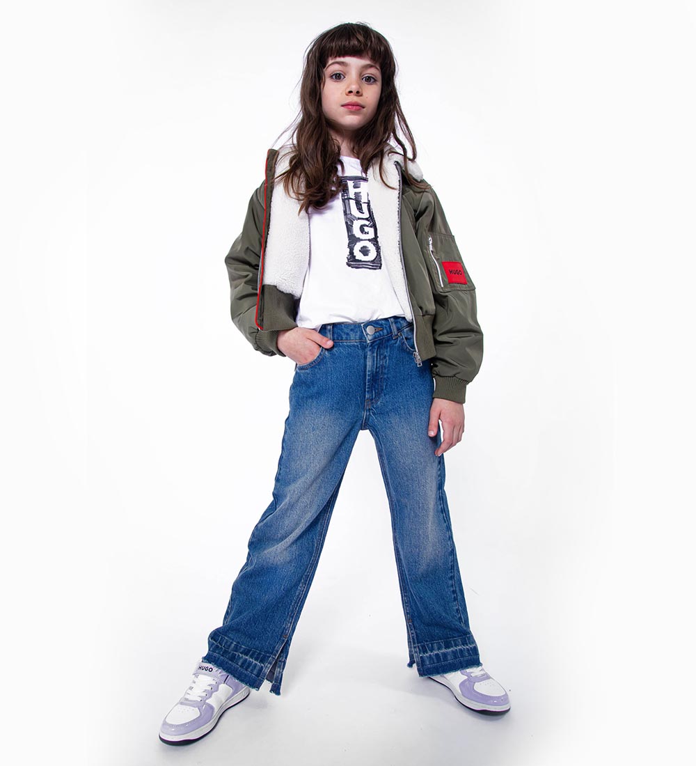 HUGO T-shirt - White w. Print