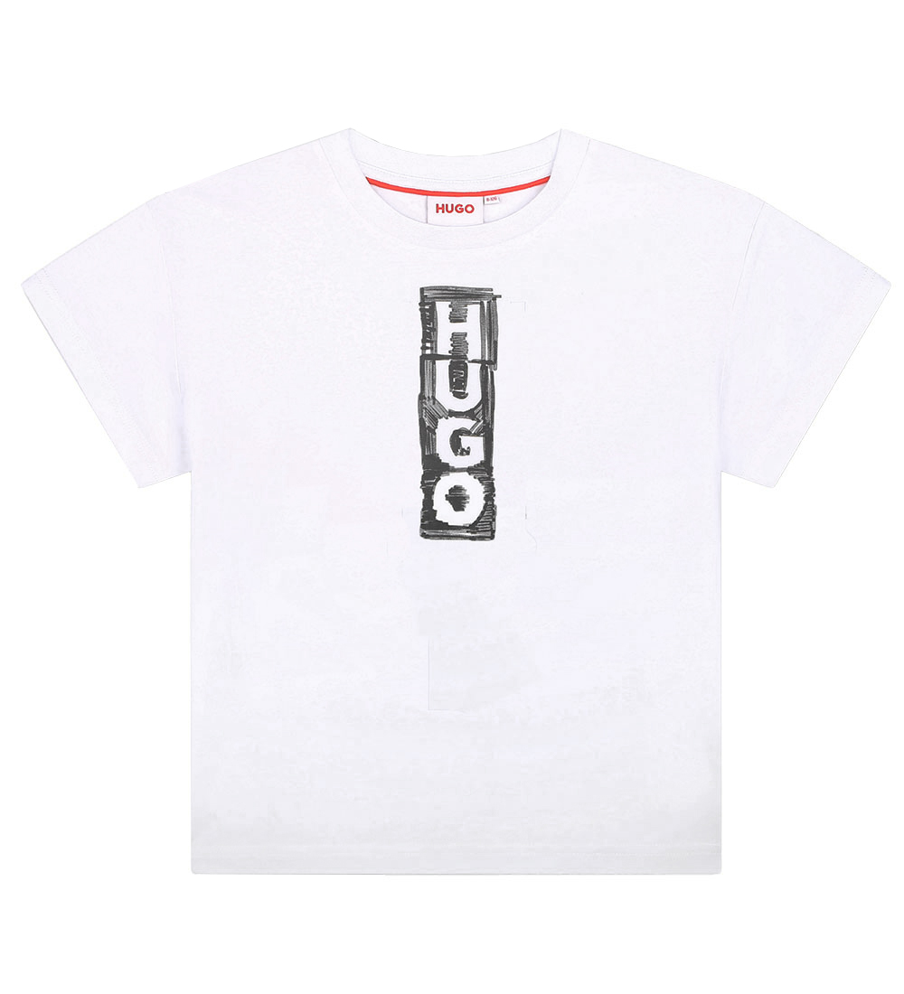 HUGO T-shirt - White w. Print