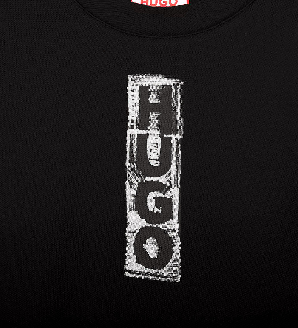 HUGO T-shirt - Black w. Print