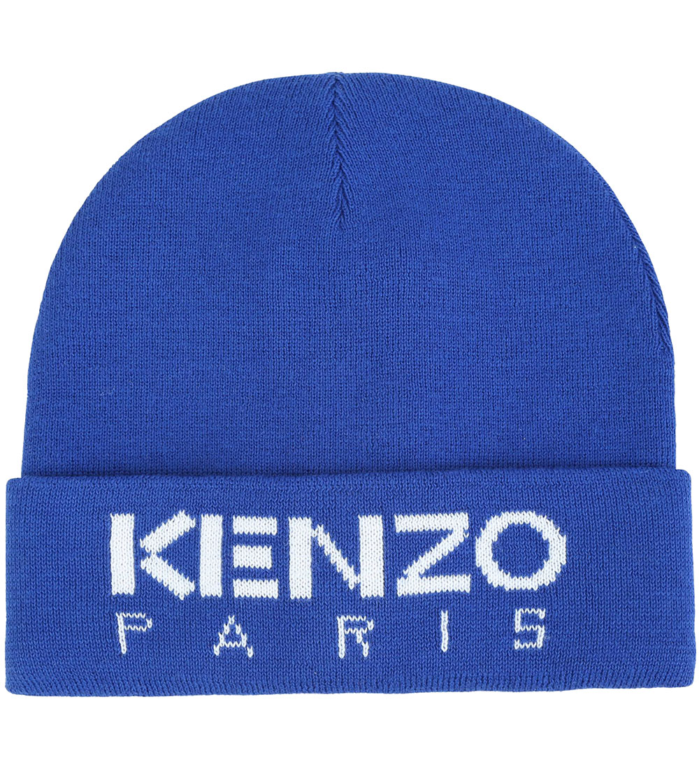 Kenzo Muts - Gebreid - Blauw m. Wit