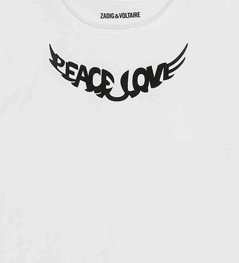 Zadig & Voltaire Blouse - White w. Black