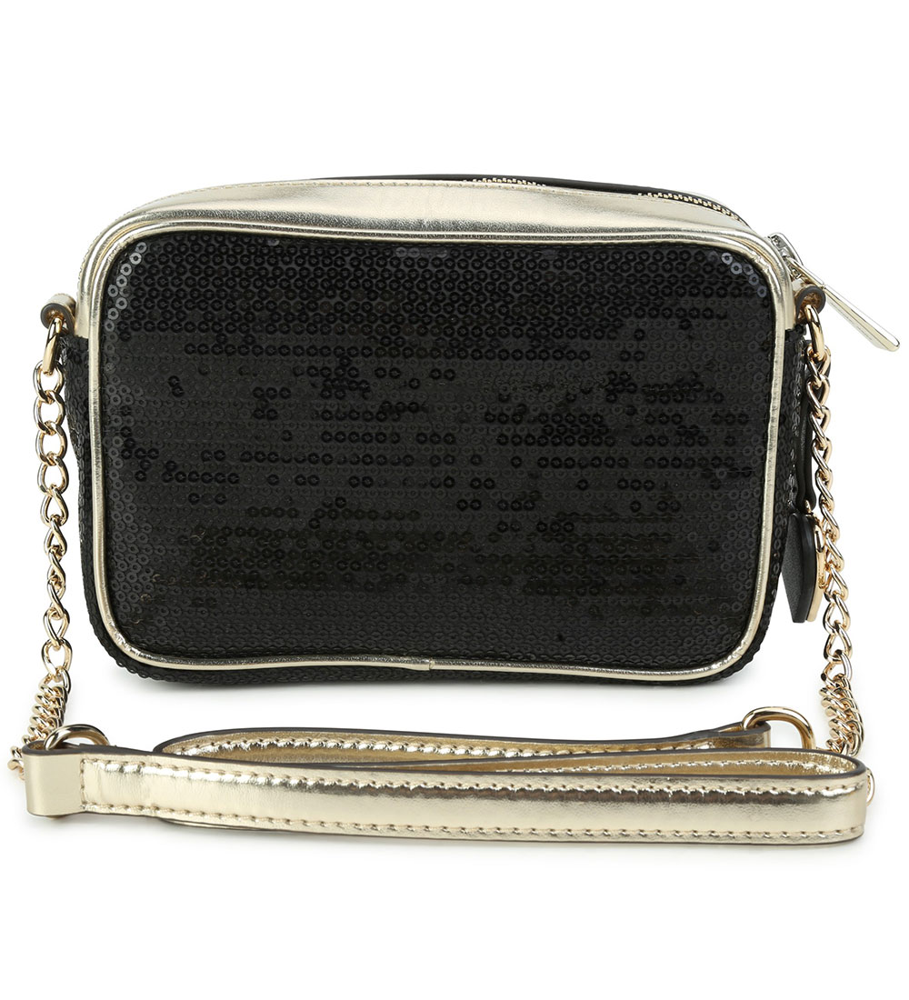 Michael Kors Shoulder Bag - Black w. Sequins/Gold